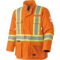 5533 Manteau de s&eacute;curit&eacute; ignifuge, Petit, Orange haute visibilit&eacute;, 58 cal/cm² Advanced Consulting and Training Ltd.