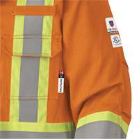 5533 Manteau de s&eacute;curit&eacute; ignifuge, Petit, Orange haute visibilit&eacute;, 58 cal/cm² Advanced Consulting and Training Ltd.