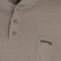 331 Chandail Henley en tricot interlock ignifuge, Petit, Beige Advanced Consulting and Training Ltd.