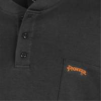 332 Chandail Henley en tricot interlock ignifuge, Petit, Noir Advanced Consulting and Training Ltd.