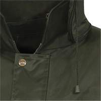 D8120J Nailhead Ripstop Tree Planter Hooded Jacket, Polyester/PVC, X-Small, Green Advanced Consulting and Training Ltd.
