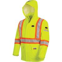 5881 Manteau de pluie ignifuge et protection contre les &eacute;clats d'arc &eacute;lectrique, T-petit, Jaune haute visibilit&eacute;, 10 cal/cm² Advanced Consulting and Training Ltd.
