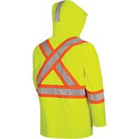 5881 Manteau de pluie ignifuge et protection contre les &eacute;clats d'arc &eacute;lectrique, T-petit, Jaune haute visibilit&eacute;, 10 cal/cm² Advanced Consulting and Training Ltd.
