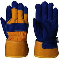 630 Blue Insulated Fitter's Gloves, One Size, Split Cowhide Palm, Boa Inner Lining Advanced Consulting and Training Ltd.