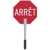 Panneau darr&ecirc;t/ralentissement de circulation – français Advanced Consulting and Training Ltd.