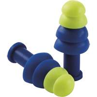Reusable Tapered Earplugs, Uncorded, Bulk - Box, 27 dB NRR, One-Size Advanced Consulting and Training Ltd.