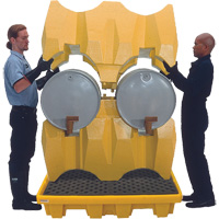 Syst&egrave;me de confinement Ultra-Drum sans drain pour 4 barils, 53" lo x 53" la x 77,8" ha, 3000 gal. US Capacit&eacute; Advanced Consulting and Training Ltd.