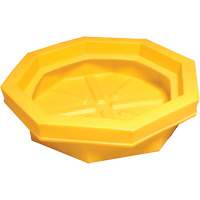 Ultra-Drum Tray sans grille, 32" lo x 32" la x 8,1" h, Cap. de d&eacute;versement 22,8 gal. US Advanced Consulting and Training Ltd.