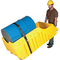 Drum Dolly, 26.5" L x 26.5" W x 5" H, 800 US gal. Spill Cap. Advanced Consulting and Training Ltd.