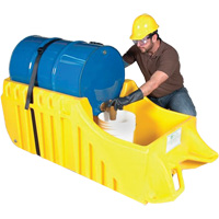 Drum Dolly, 26.5" L x 26.5" W x 5" H, 800 US gal. Spill Cap. Advanced Consulting and Training Ltd.