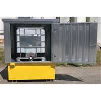 Steel Ultra-IBC Hard Top, 71.1" L x 83.1" W x 66.3" H, 5640 lbs. Load Capacity Advanced Consulting and Training Ltd.