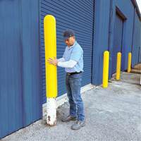 Ultra-Post Protector, 4" dia. x 52" l, Jaune Advanced Consulting and Training Ltd.