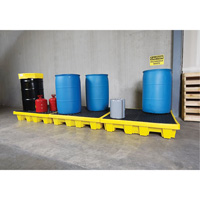 4-Drum Nestable Ultra-Spill Pallet&reg;, 66 US gal. Spill Capacity, 51" x 51" x 10" Advanced Consulting and Training Ltd.
