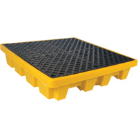 4-Drum Nestable Ultra-Spill Pallet&reg;, 66 US gal. Spill Capacity, 51" x 51" x 10" Advanced Consulting and Training Ltd.