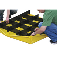 4-Drum Flexible Ultra-Spill Pallet&reg;, 66 US gal. Spill Capacity, 48" x 48" x 7" Advanced Consulting and Training Ltd.