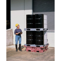 4-Drum Ultra-Spill King&reg; Flat Deck Spill Pallet, 85 US gal. Spill Capacity, 51" x 51" x 17.5" Advanced Consulting and Training Ltd.