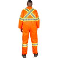 Unlined Safety Coveralls, Small, High Visibility Orange Advanced Consulting and Training Ltd.
