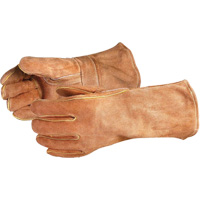 Endura&reg; 505BS Deluxe Brown Welding Gloves, Split Cowhide, Size Large Advanced Consulting and Training Ltd.