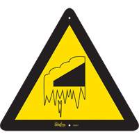 Enseigne de s&eacute;curit&eacute; conforme &agrave; la CSA -Falling Snow/Ice, 12" x 12", Aluminium, Pictogramme Advanced Consulting and Training Ltd.