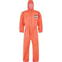 MicroMax&reg; NS Coverall with Elastic Hood, Cuffs, Waist & Ankles, Small, Orange, Microporous Advanced Consulting and Training Ltd.