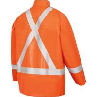 5990J Manteau de s&eacute;curit&eacute; imperm&eacute;able tr&egrave;s robuste ignifuge et r&eacute;sistant aux arcs &eacute;lectriques, Petit, Orange haute visibilit&eacute;, 11 cal/cm² Advanced Consulting and Training Ltd.