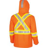 5884 Manteau imperm&eacute;able ignifuge et r&eacute;sistant aux arcs &eacute;lectriques avec capuchon Flash-Gard, Petit, Orange haute visibilit&eacute;, 51 cal/cm² Advanced Consulting and Training Ltd.