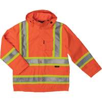 Manteau de s&eacute;curit&eacute; imperm&eacute;able en tissu ind&eacute;chirable Ripstop, Polyester, T-petit, Orange haute visibilit&eacute; Advanced Consulting and Training Ltd.