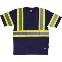 Short Sleeve Safety T-Shirt, Cotton, X-Small, Navy Blue Advanced Consulting and Training Ltd.
