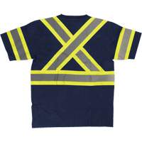Short Sleeve Safety T-Shirt, Cotton, X-Small, Navy Blue Advanced Consulting and Training Ltd.