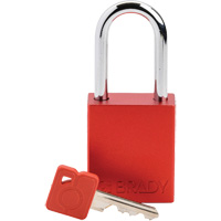 Velocity Lockout Padlock, Red, Keyed Different, Aluminum, 1-1/2" Width Advanced Consulting and Training Ltd.