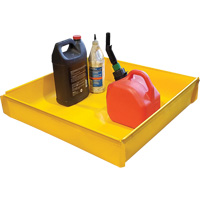 Plateau utilitaire flexible, 12" lo x 12" la x Cap. de d&eacute;versement 2 gal. US Advanced Consulting and Training Ltd.