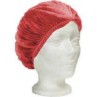 RONCO Care Pleated Bouffant Cap, Polypropylene, 24", Red Advanced Consulting and Training Ltd.