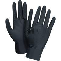Heavyweight Tactile Grip Examination Gloves, Small, Nitrile, 8-mil, Powder-Free, Black, Class 2 Advanced Consulting and Training Ltd.
