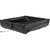 Berme de confinement des d&eacute;versements repliable &agrave; rouler, Capacit&eacute; 15 gal. US, 2' la x 2' lo x 6" h Advanced Consulting and Training Ltd.