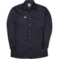 Long-Sleeve Industrial Work Shirt, Men's, Small, Navy Blue Advanced Consulting and Training Ltd.