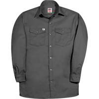 Premium Long-Sleeve Work Shirt, Men's, Small, Charcoal Advanced Consulting and Training Ltd.