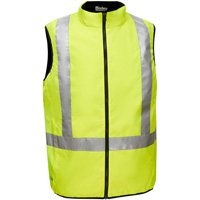 Bisley&reg; X-Back Reversible Puffer Vest, High Visibility Lime-Yellow, Small, Polyester Advanced Consulting and Training Ltd.
