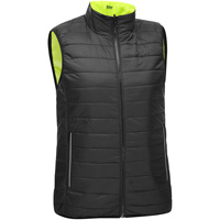 Bisley&reg; X-Back Women's Contoured Reversible Puffer Vest, High Visibility Lime-Yellow, Small, Polyester Advanced Consulting and Training Ltd.