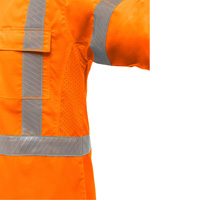 Bisley&reg; X-Back Long Sleeve Work Shirt with X-Airflow, Poly-Cotton, Small, High Visibility Orange Advanced Consulting and Training Ltd.