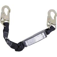 SA-5200-2.5 Shock Absorbing Lanyard, 2.5', Snap Hook Center, Snap Hook Leg Ends, Polyester Advanced Consulting and Training Ltd.