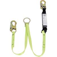 SA-5405-4 Shock Absorbing Lanyard, 4', Snap Hook Center, Snap Hook Leg Ends, Polyester Advanced Consulting and Training Ltd.