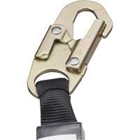 SA-5502-6 Shock Absorbing Lanyard, 6', Form Hook Center, Snap Hook Leg Ends, Galvanized Steel Advanced Consulting and Training Ltd.