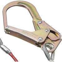 SA-55522-4 PVC-Coated Shock Absorbing Lanyard, 4', Form Hook Center, Snap Hook Leg Ends, Galvanized Steel Advanced Consulting and Training Ltd.
