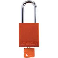 Velocity Plus Safety Lockout Padlock, Orange, Keyed Alike, Aluminum, 1-1/2" Width Advanced Consulting and Training Ltd.