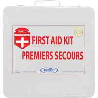 Shield First Aid Kit, Meets/Exceeds CSA Z1220-24 Type 2 Low-Risk Environment, Medium (26-50 Workers) Advanced Consulting and Training Ltd.
