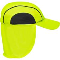 Chapeaux de refroidissement avec voiles pour le cou, Lime haute visibilit&eacute; Advanced Consulting and Training Ltd.