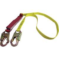 External Energy Absorber Lanyard with 3/4" Hook, 6', Snap Hook Center, Snap Hook Leg Ends, Polyester Advanced Consulting and Training Ltd.
