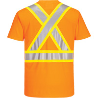 T-shirt de s&eacute;curit&eacute; &agrave; bandes contrastantes, Polyester, Petit, Orange haute visibilit&eacute; Advanced Consulting and Training Ltd.