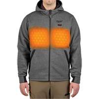 M12 Heated Hoodie (Jacket Only), Men's, Medium, Grey, Poly-Cotton Advanced Consulting and Training Ltd.