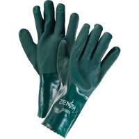 Double Dipped Green Gloves, 12" L, PVC, Cotton Jersey Inner Lining, 70-mil Advanced Consulting and Training Ltd.